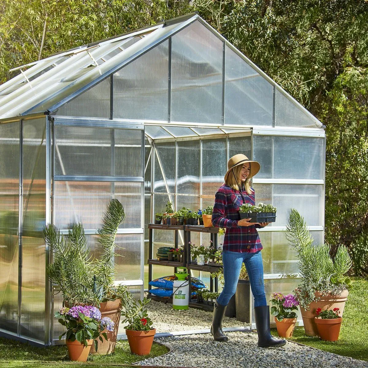 4X4 Greenhouses Aluminum Profile Garden Products Sunrooms