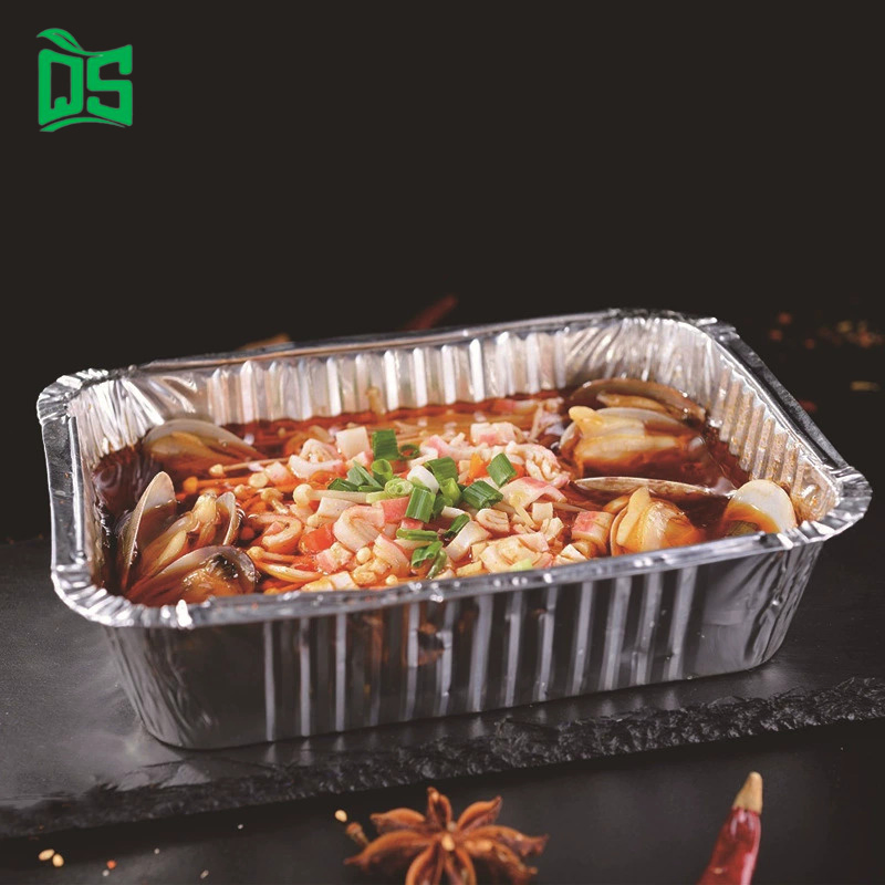 Aluminium Foil Baking Tray for Restaurant Disposable Baking Pan with Lid