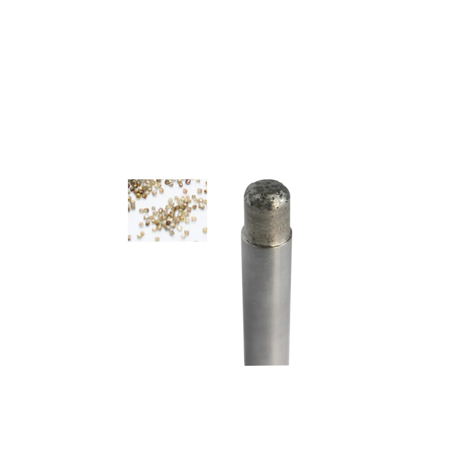 Natural Diamond Forming Dressing Tools Single Point Chisel Type