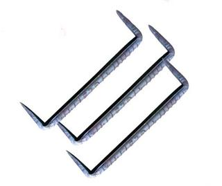 8*120*50 Steel Rebar U-Shaped Nail/ Double-Ended Steel Nails/Barge Spike/Concrete Nail Customized