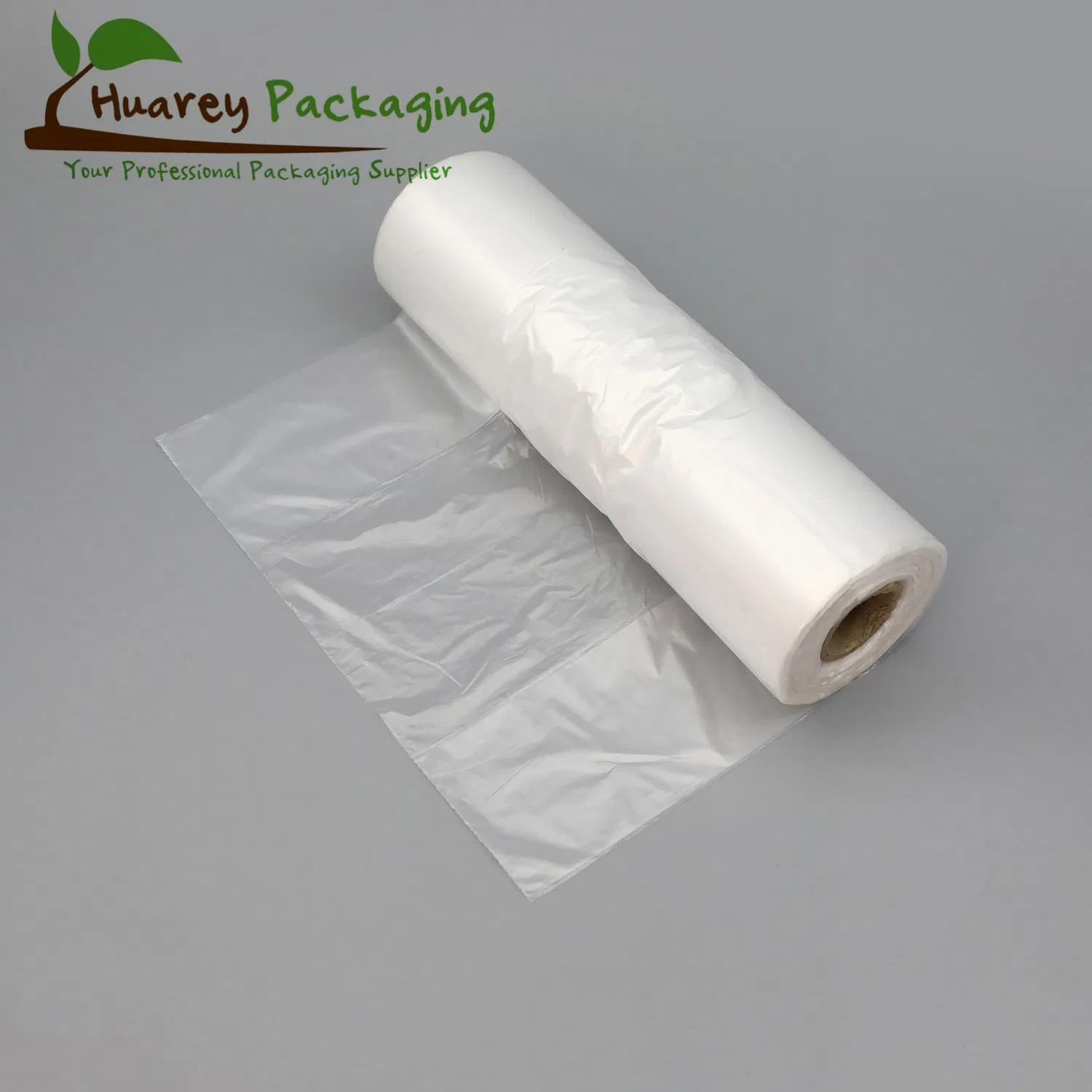 HDPE Clear Transparent Plastic Fruit Vegetable Packing Bag on Roll