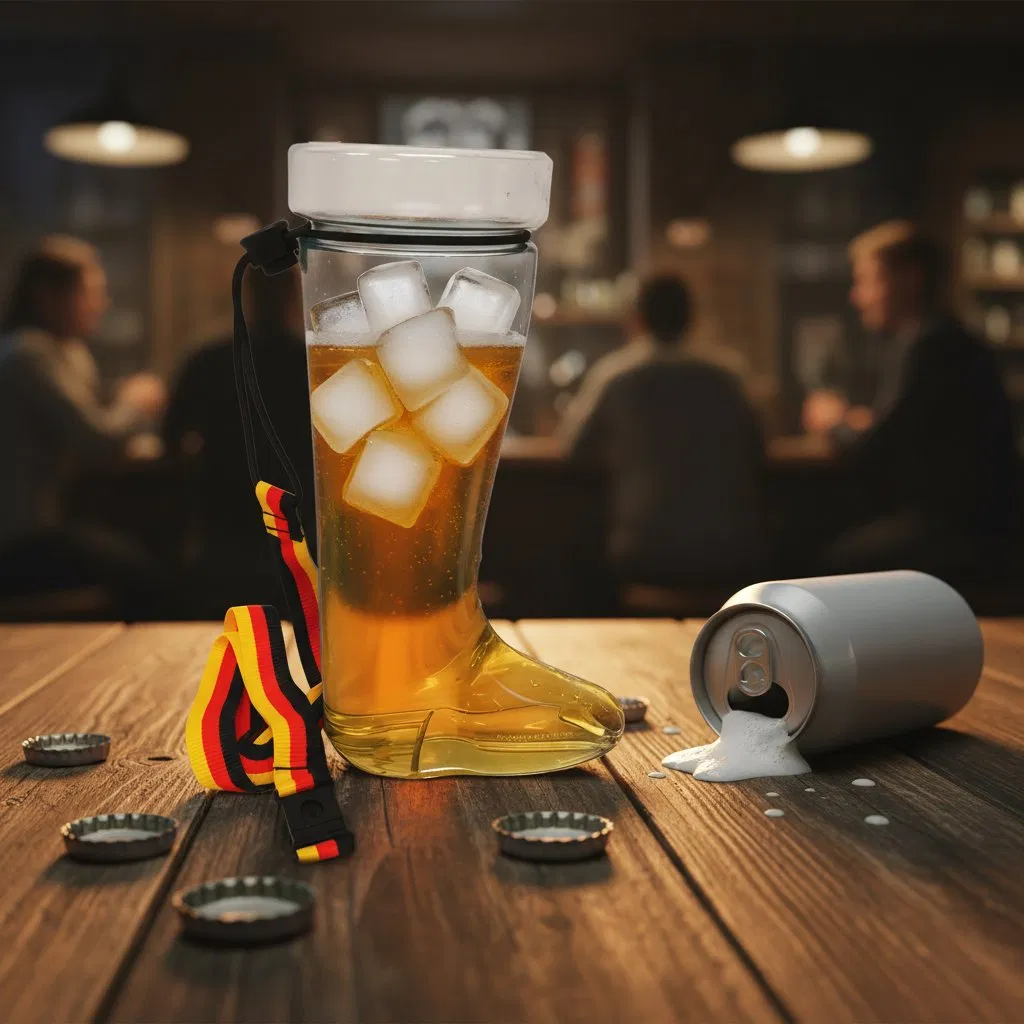 Пластиковый бокал в виде ковбойского сапога 32 унции