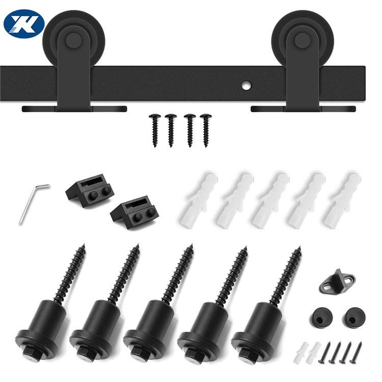 Modern Design Sliding Barn Door Wheel Rail, Sliding Barn Door Lock