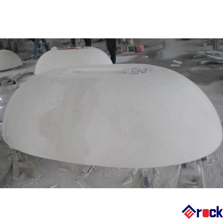 Cultured Free Standing Polished White/Beige/Black Marble Stone Custom Bathtub for Bathroom