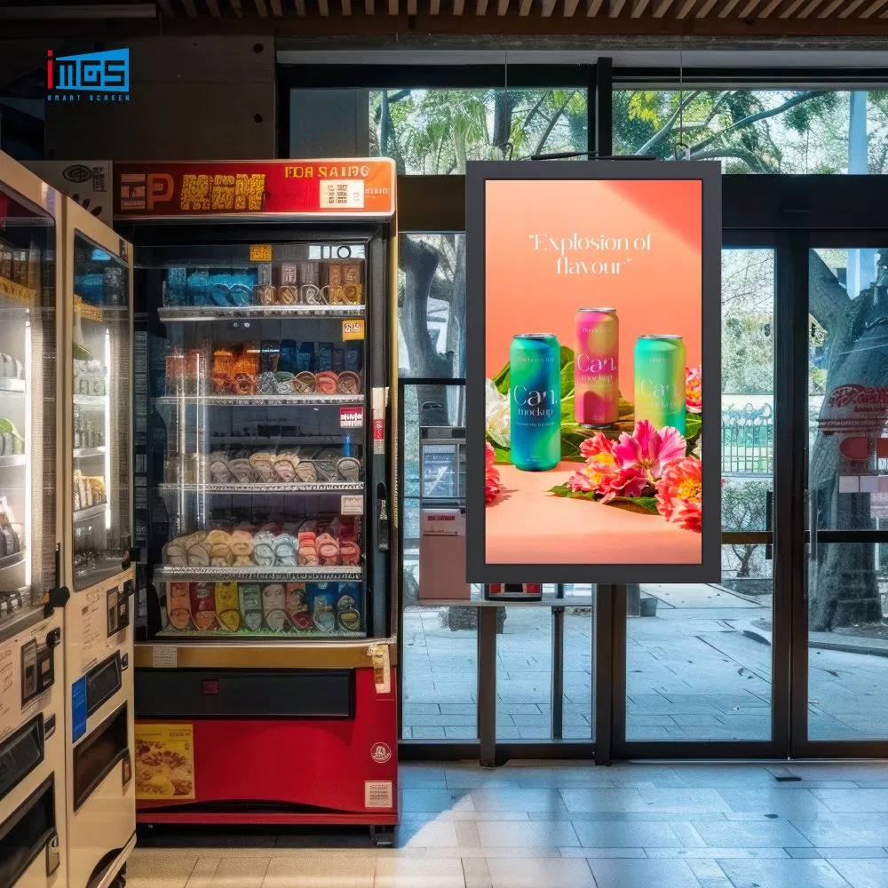 43-дюймовый яркий оконный LCD-дисплей с креплением