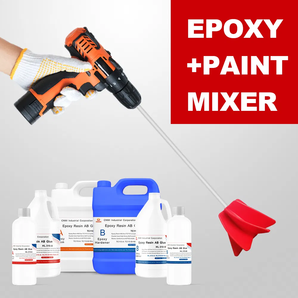 CNMI Epoxy Resin Hex Head Shafts Paint Mixer Rod Resin Mixer