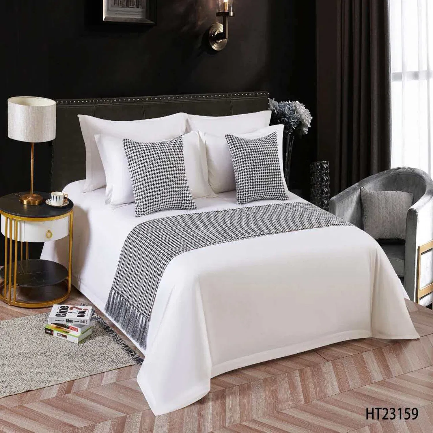Hotel Luxe 100% Cotton White Bedding Set for Ultimate Comfort