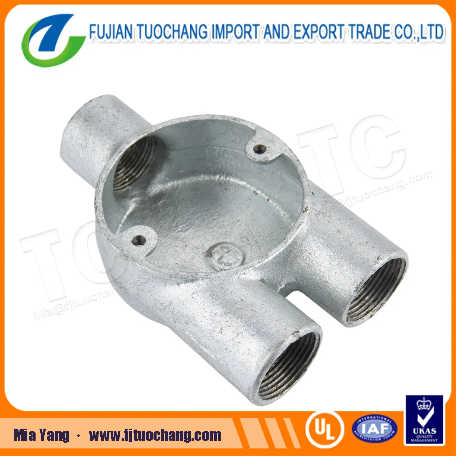Die-Casting BS Fittings Aluminum Conduit Box