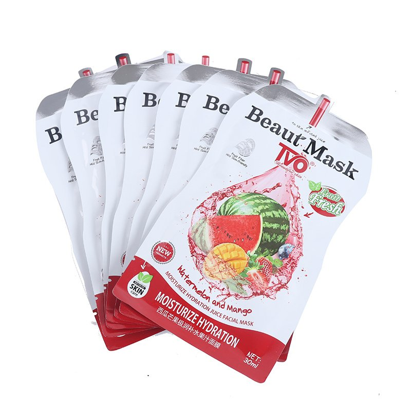 Strawberry Raspberry Hydra Brightening Juice Beauty Facial Mask