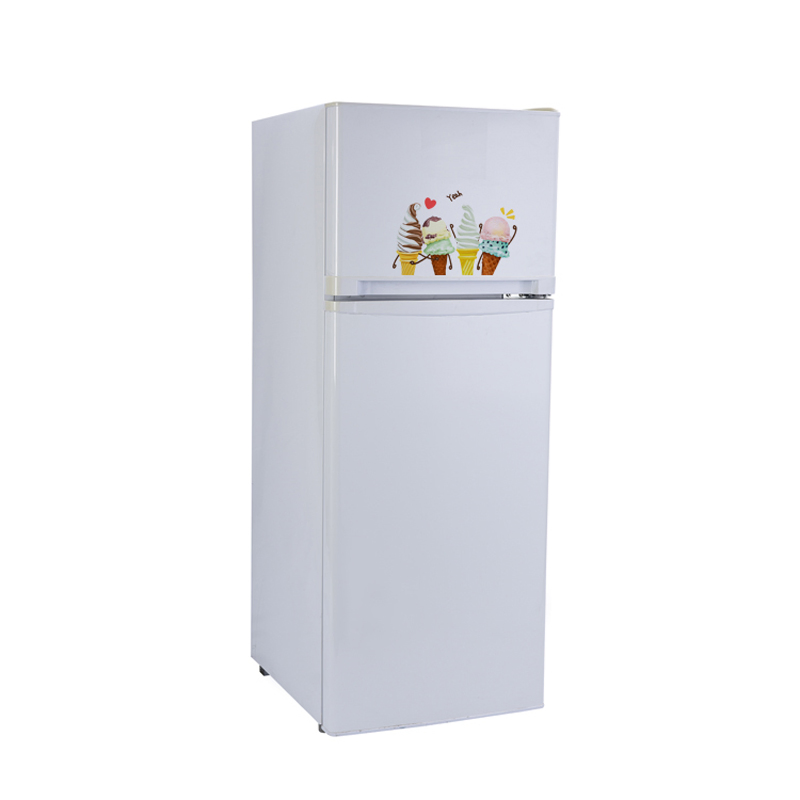High - Efficiency 178L Solar - Powered DC Fridge with Top Freezer