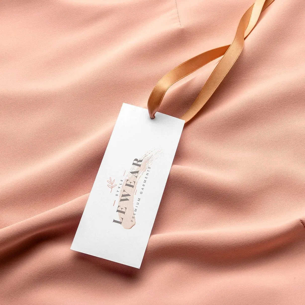 Clothing Custom Labels Double Side Printing Coated Glossy Label Tag Material