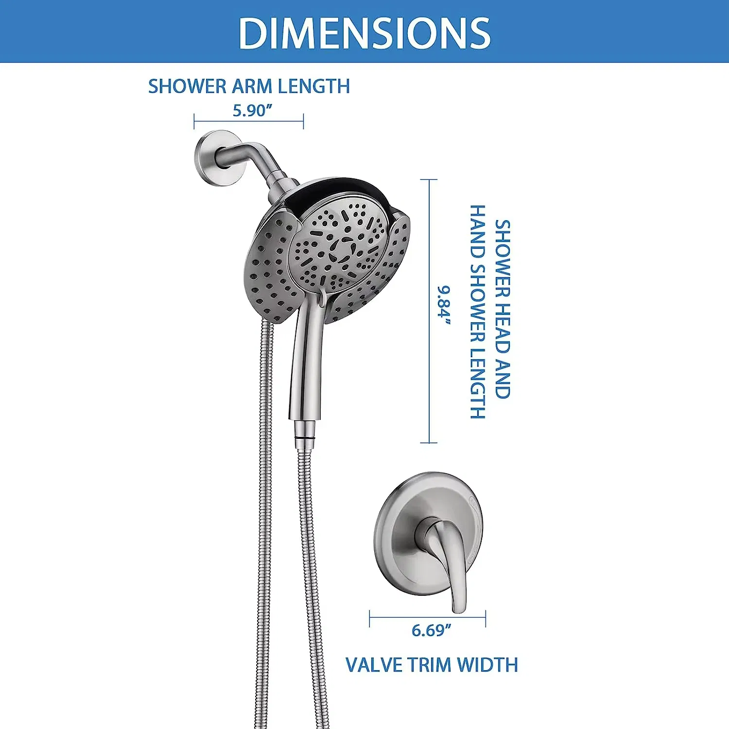 Versatile 2-in-1 Magnetic Shower Head Set for Ultimate Relaxation