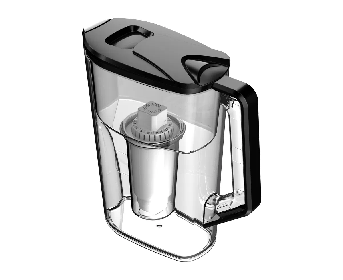 Household Plastic Jug Portable Kettle with Filtration Function Alkaline Purifier Activated Carbon