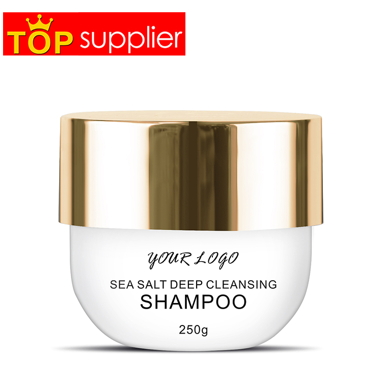 OEM Manufacturer Labels Fully Seaweed Salt Hair Deep Cleansing Scrub Hair Cleaning Shampoo