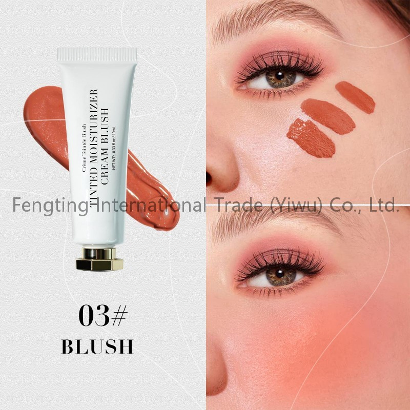 Light Sheer Liquid Blush Excellent Color Payoff Creamy Matte Hydrating Non-Greasy Face Cream Contouring Highlighting Herbal Blush