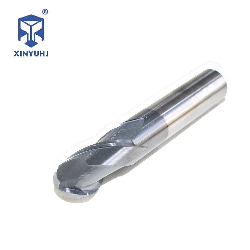 Carbide 2-Flute Altin Coated Ball Nose Carbide End Mill