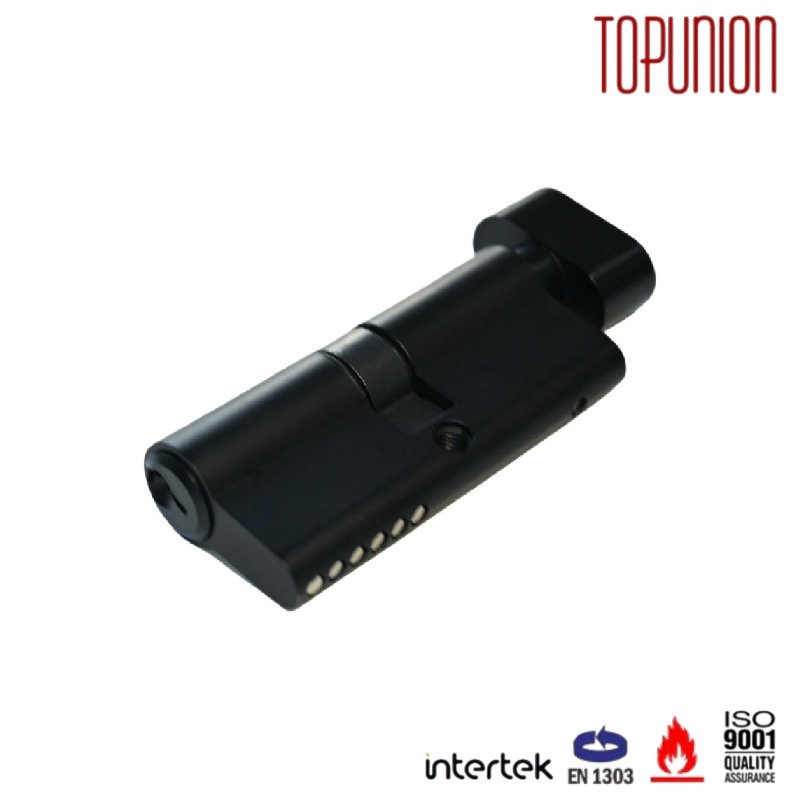 Thumb Turn Single Euro Door Cylinder External Internal Key Access Anti Snap
