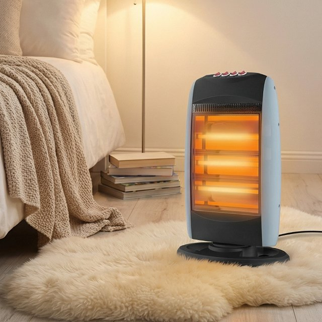 Compact Portable 800W Halogen Dual Mode Heating Heater