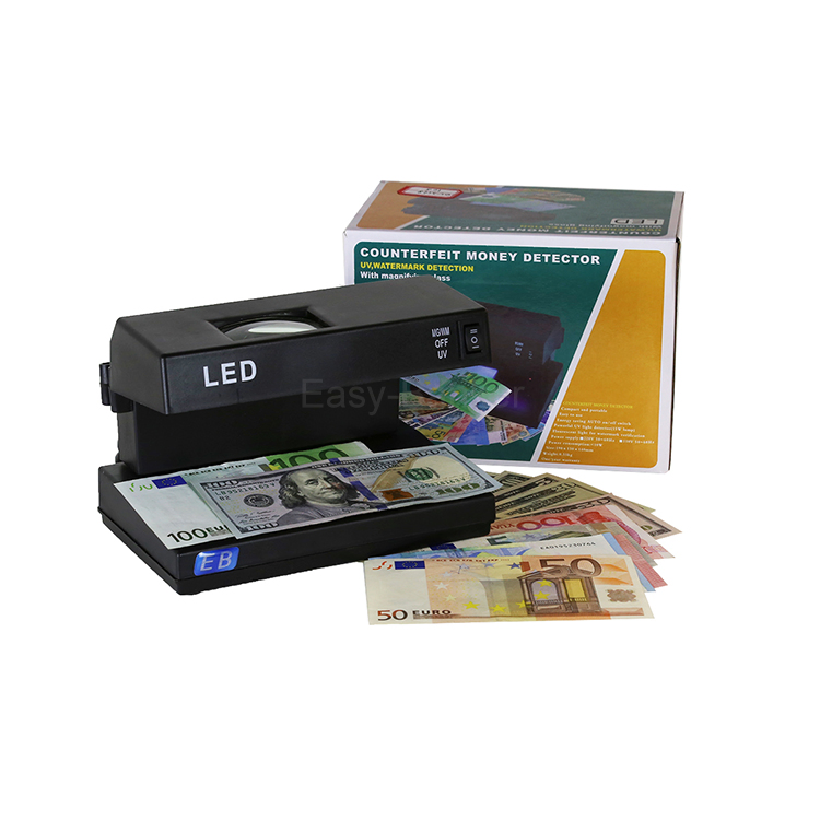 DC-2138 LED Fake bill UV  Detector  Money Detector  counterfeit currency detection
