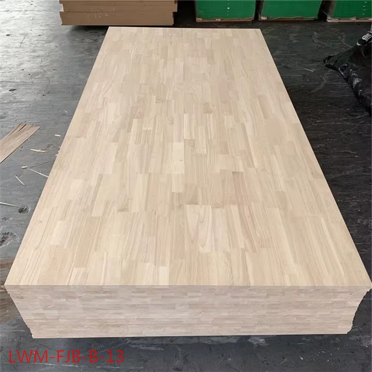Good Quality Paulownia Solid Wood Lumber Pine/Rubberwood Finger Joint Board Panel 12mm