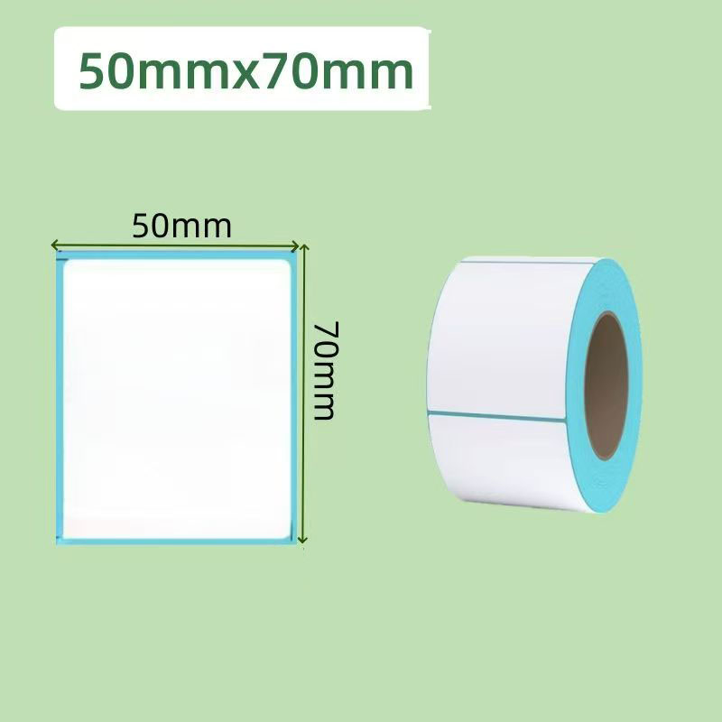 High Quality White Three-Proof Self-Adhesive Label Sticker Paper for Supermarket Labels (customizable in size)