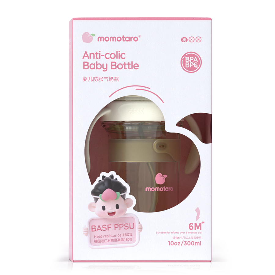 Wholesale Baby Product Best Eco Friendly BPA Free Custom PP Baby Milk Bottle Food Grade Milk Feeding Bottle
