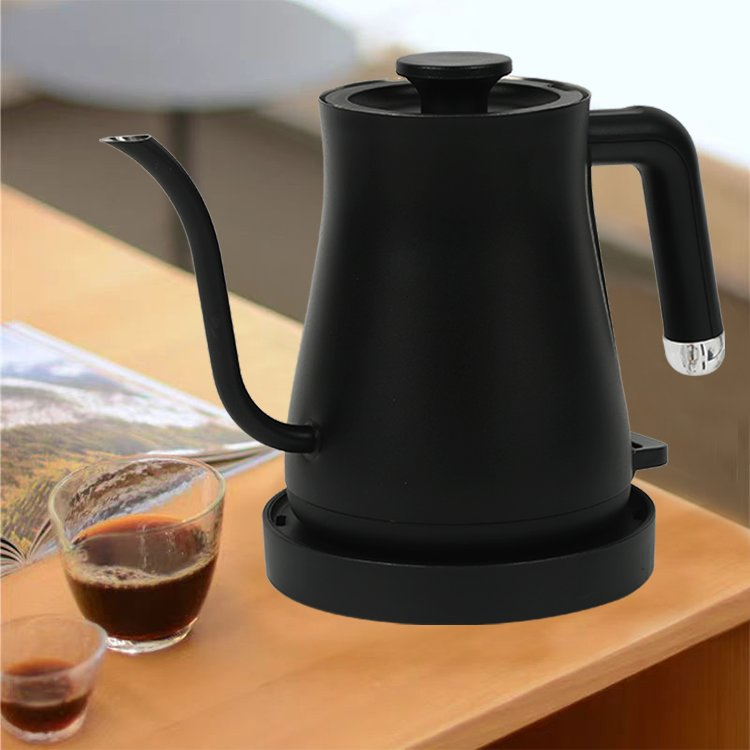 600ml Stainless Steel Coffee Pot Pour Over Espresso Brewing Electric Gooseneck Coffee Kettle
