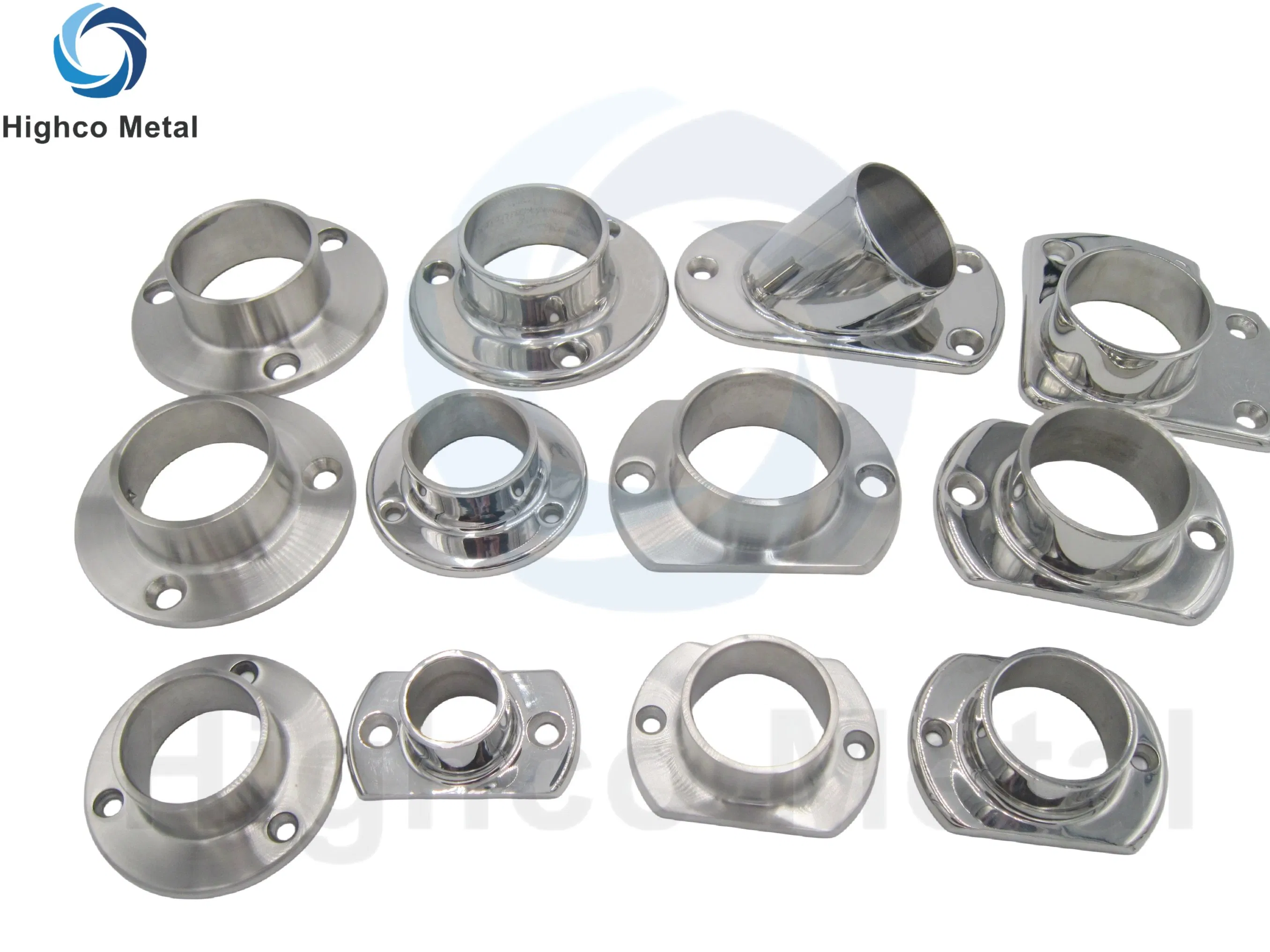Stainless Steel Handrail Round Tube Joiner Elbow Railing Stair Balustrade Fittings