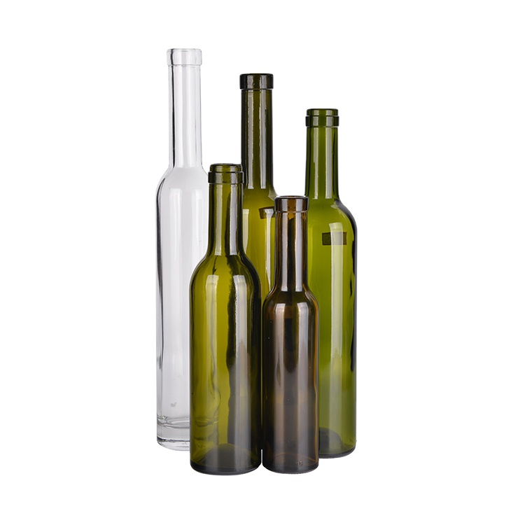 Wholesale Customization Dark Green Cooking Olive Oil Empty Glass Bottle