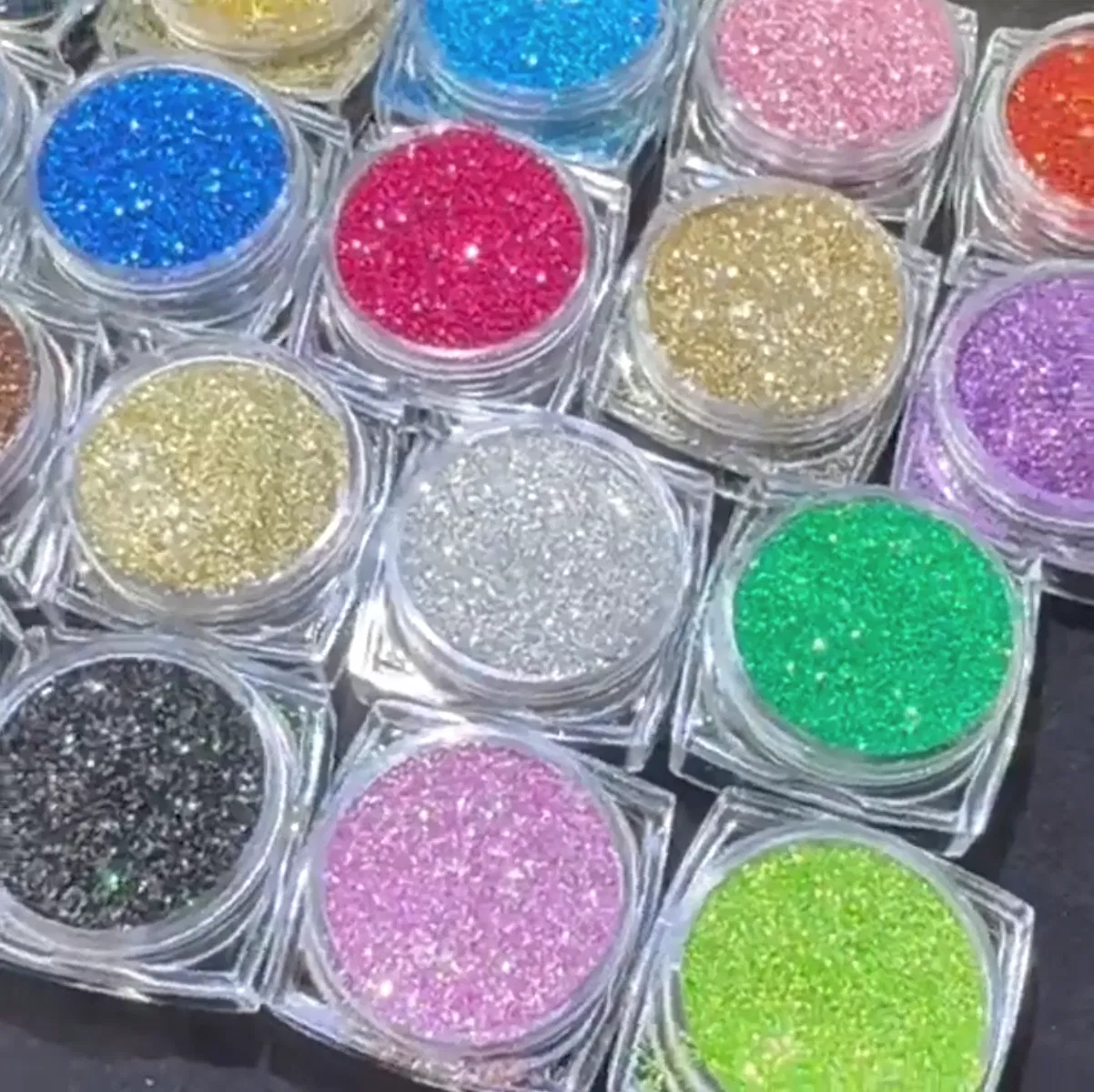 Eco-Friendly Plant Fiber Glitter Powder - Biodegradable & Non-Toxic