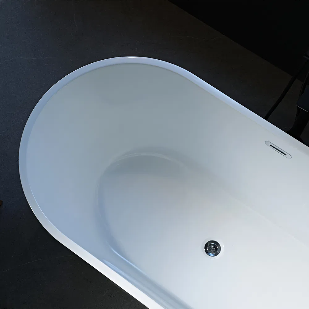 Акриловая овальная ванна для массажа Modern Design