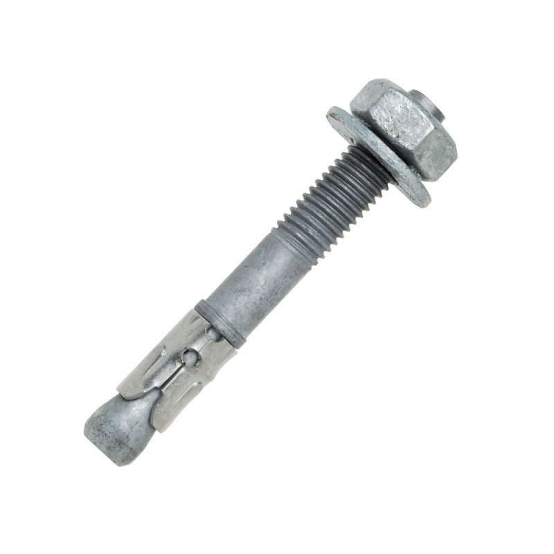 Free Sample Expansion Screw Through Bolt and Nuts Hex Concrete Wall Hardware Wedge Anchors Bolt