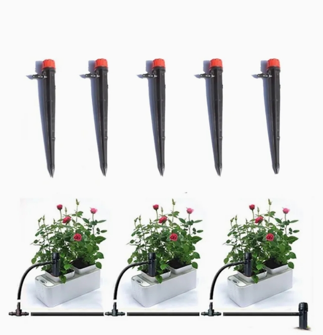 Manufacturer Plastic Garden Irrigation Micro Adjustable Dripper with Stake Dripper