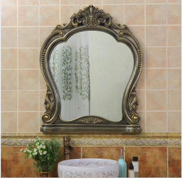 Wall Hanging Antique Classic Decoration Living Hotel Bath Room Make up Dressing Decorative Bathroom Mirror