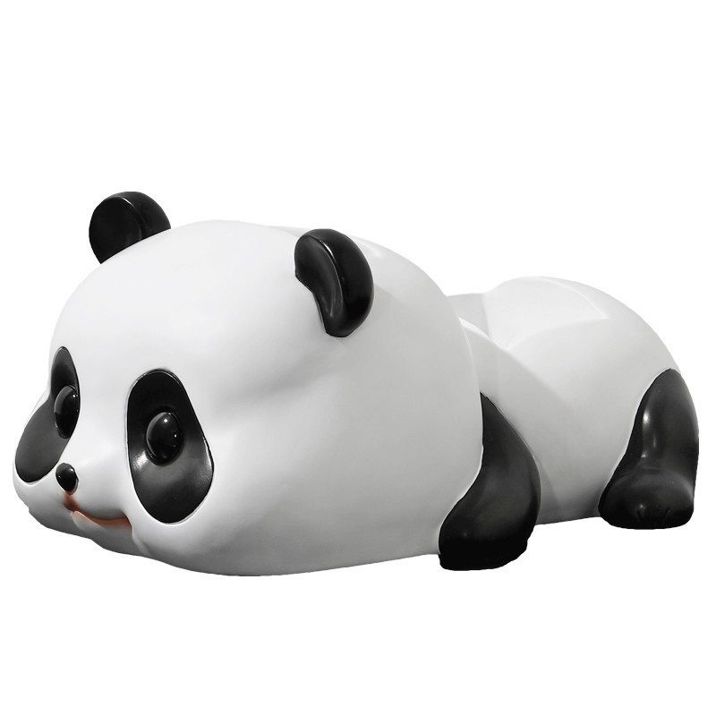Resin Panda Shape Tissue Paper Box Tabletop Multifunction Tissue Boxes