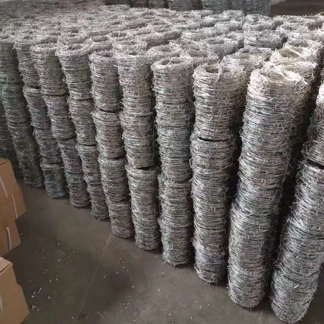 Bwg 14× 14 250m/Roll Double Twist Galvanized Barbed Wire for Agriculture Anti-Climb with High Tension for Grass Boundaries and Railways