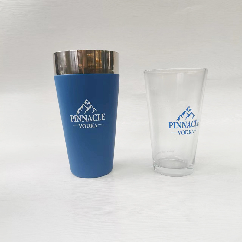 750ml Natural Stainless Steel Silver Color Bartender Kit Cocktail Shaker Set