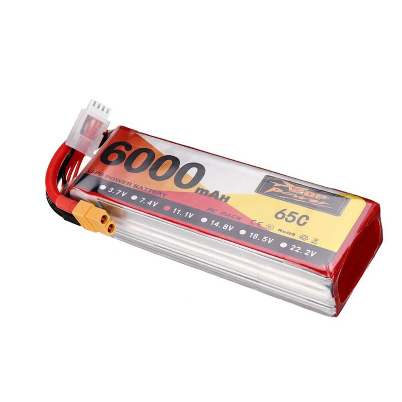 Superior Quality 11.1V 6000mAh 65c RC Drone Powerful Battery