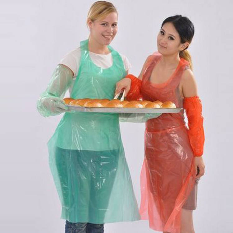 High Quality Medical Colored Disposable PE Apron for Hospital