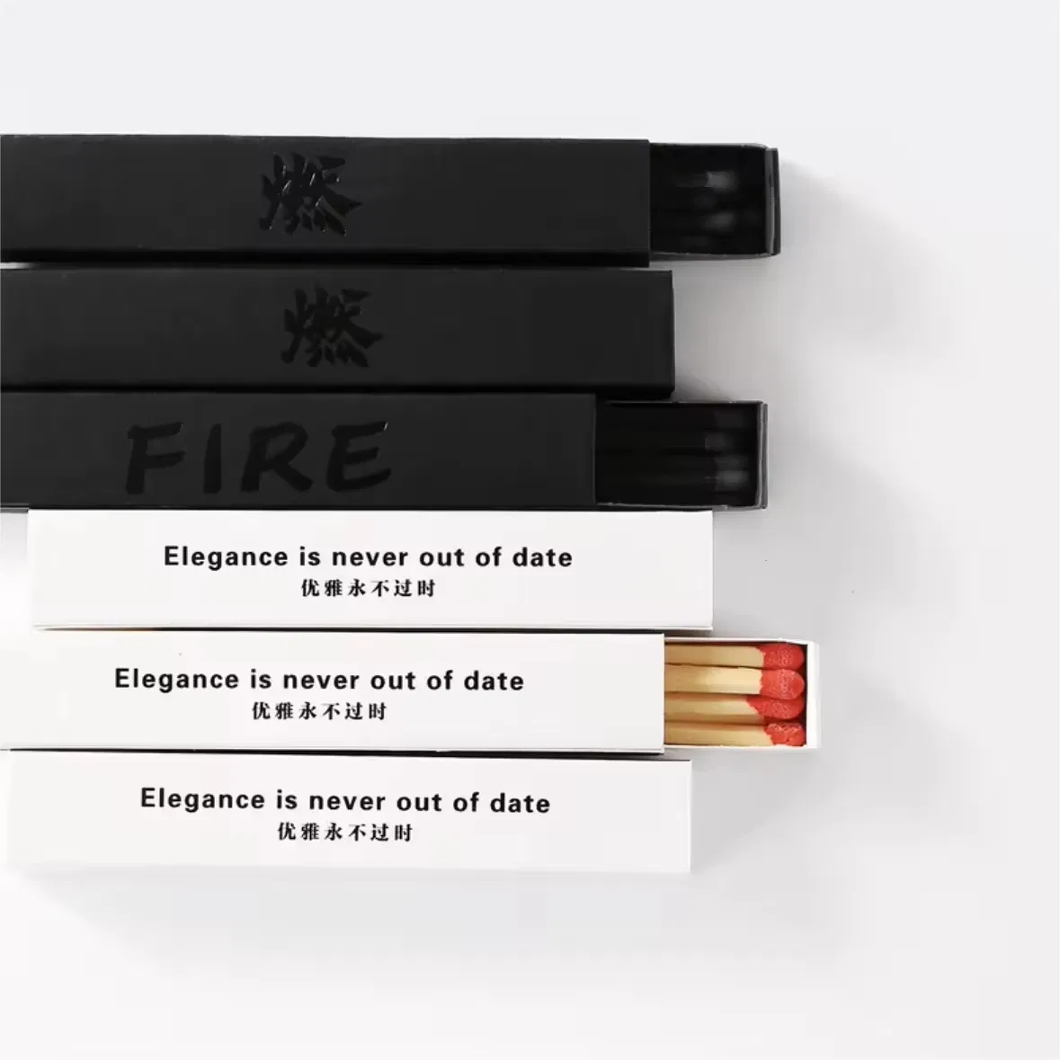 Boxed Candle Matchbox Custom Color Matching Match Wholesale Cheap Custom Printing Paper Matches