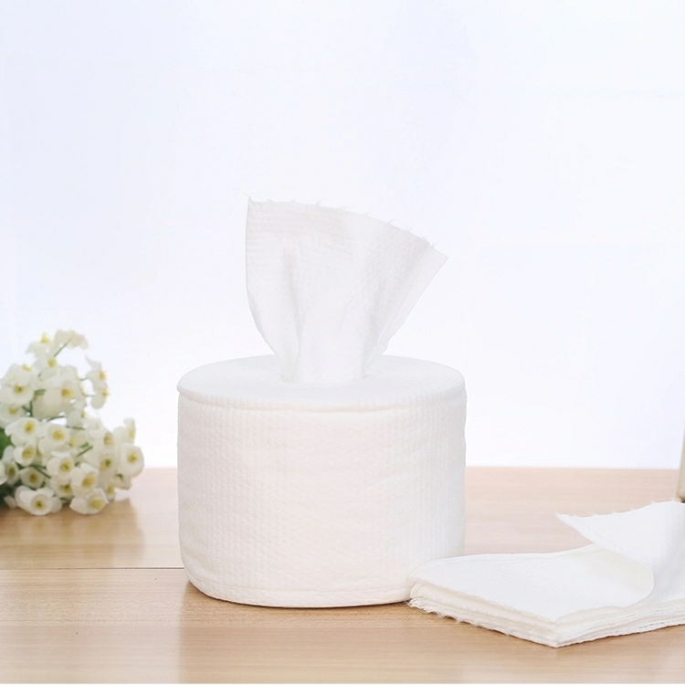 100% Organic Eco-Friendly Non Woven Disposable Face Towel for Human Skin