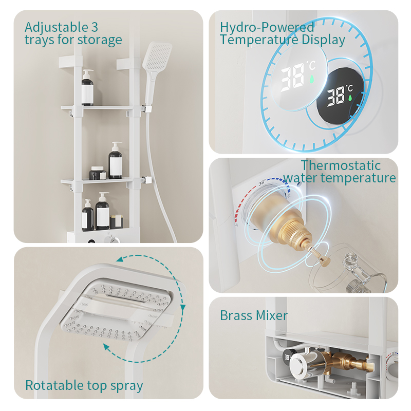 Best Selling Hl-2492-1 Shower Set System Toilet Accessories