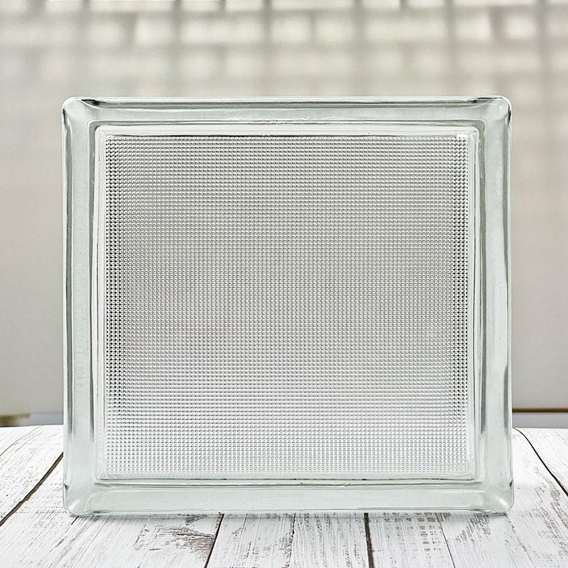 80mm 95mm 190 X190X80mm 190X190 X95mm 145 X145X80mm 145 X145 X95mm Glass Brick Block