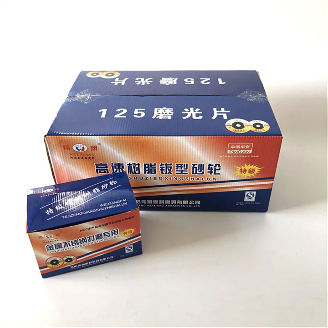 5 Inch Grinding Wheel 125X6X22.2mm for Steel/Metal Accept OEM