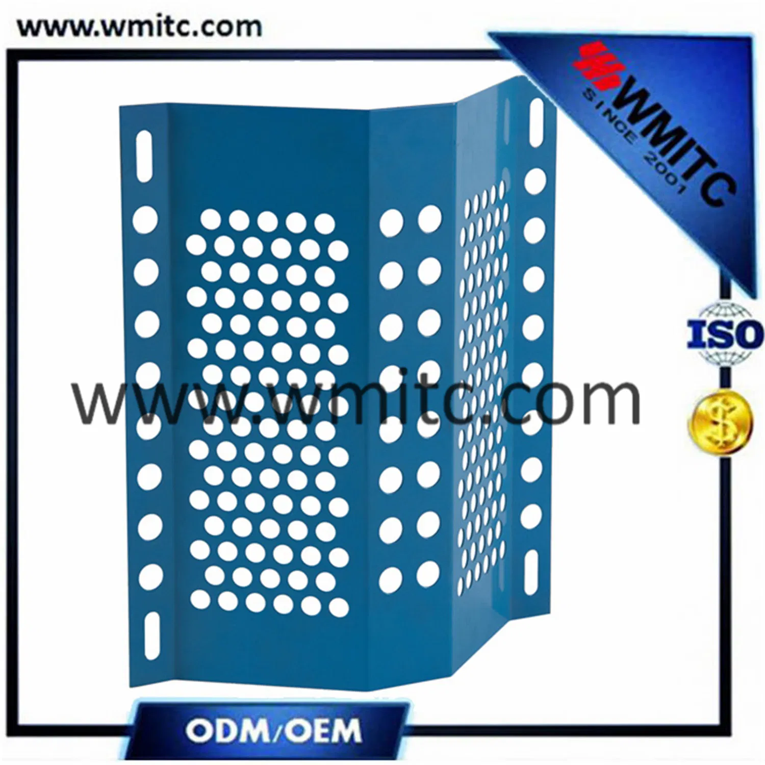 RSf-Zp562 Walmax Colorful Perforated steel sheet Anti-Climbing Steel Fence Panel