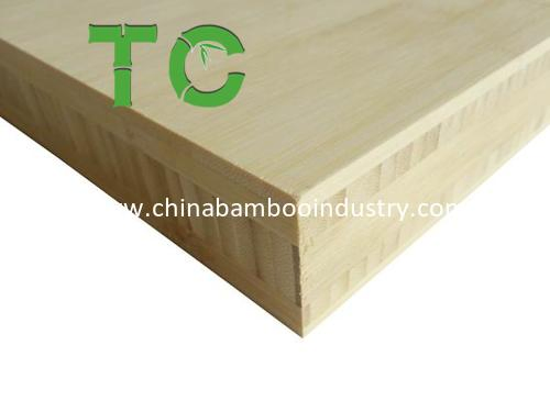 Customized 40mm Bamboo Panel Bamboo Plywood 5 Layer