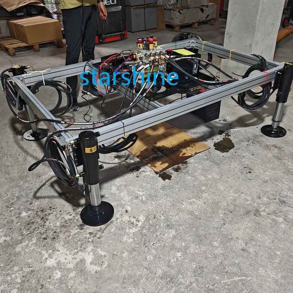 Hydraulic Balance Leveling System Lifting Jack for Class a Motorhome RV Caravan Trailer Van