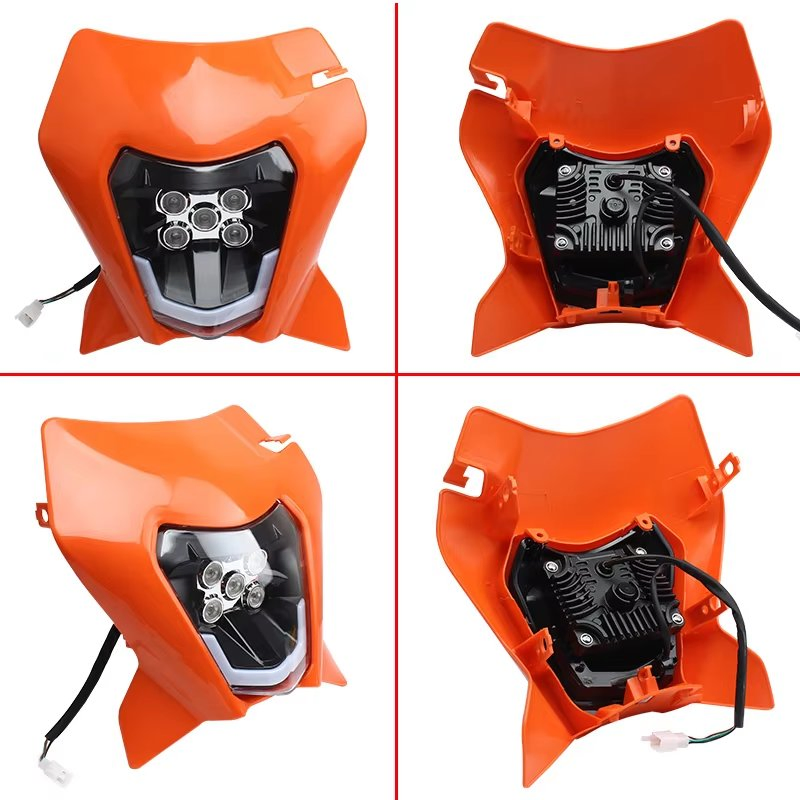 LED фара для мотоцикла Enduro, Motocross, Dual Sport