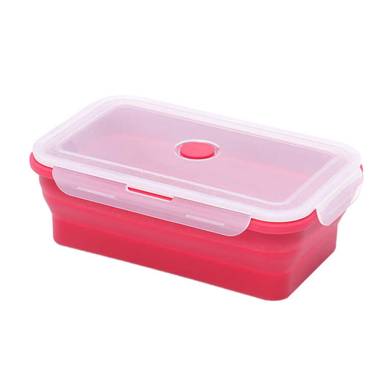 Versatile Collapsible Silicone Lunch Box for Easy Storage