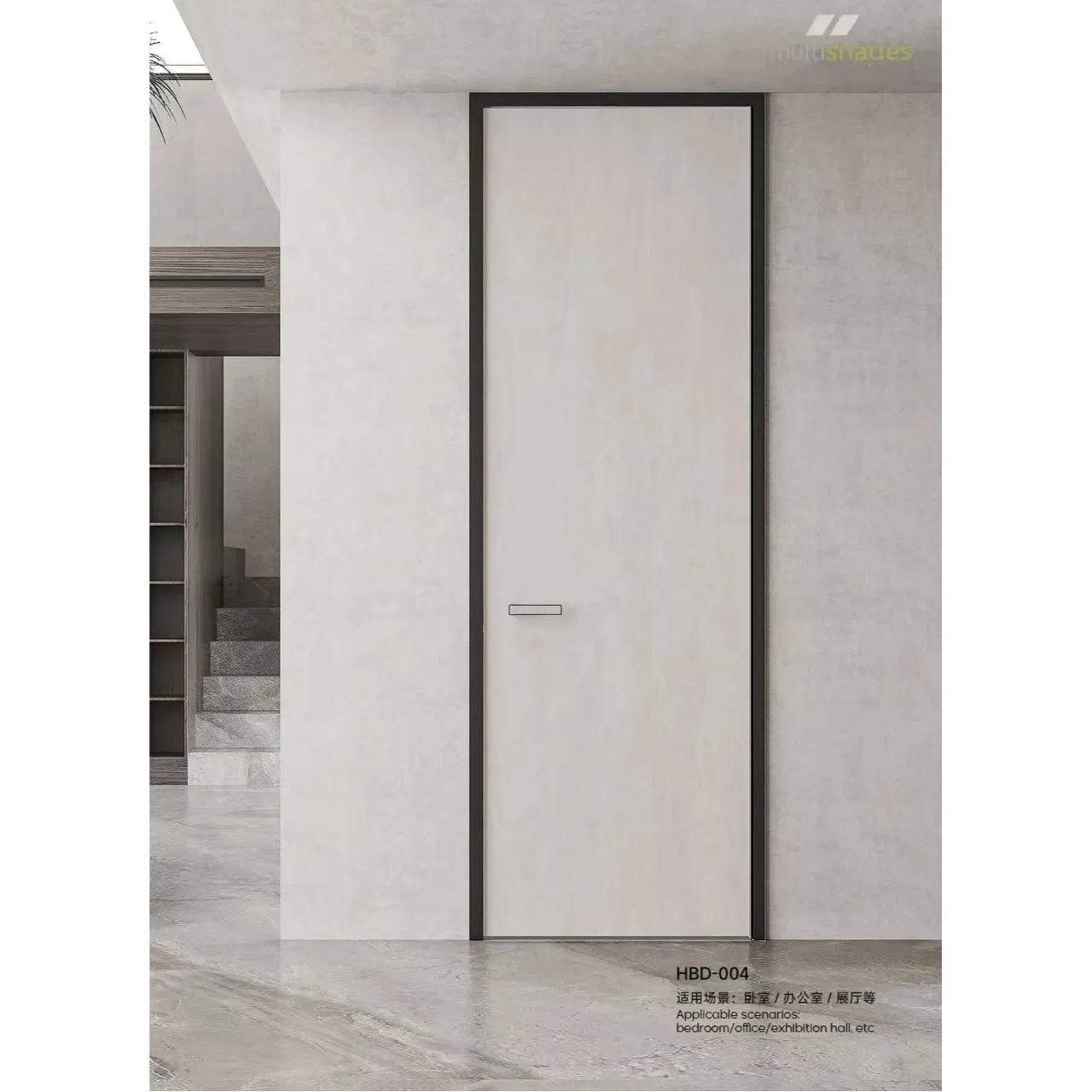 Multishades High End Interior Door High Quality Aluminum Wood Door Concise Design Interior Door Customized Color